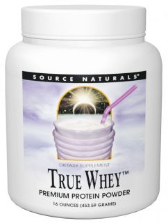 Source Naturals   True Whey Premium Protein Powder   16 oz.