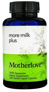 Motherlove   More Milk Plus   120 Vegetarian Capsules