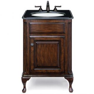 Cole & Co. 25 Custom Collection Petite Classic Vanity   Antique Brown