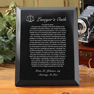 Engraved Marble Plaque   Lawyers Oath