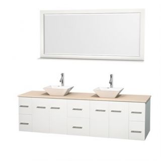 Centra 80 Double Bathroom Vanity Set for Vessel Sinks by Wyndham Collection   W