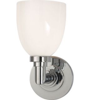 E.F. Chapman Wilton 1 Light Bathroom Vanity Lights in Chrome SL2841CH WG