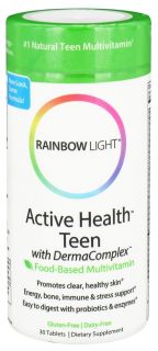 Rainbow Light   Active Health Teen Multivitamin   30 Tablets