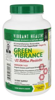 Vibrant Health   Green Vibrance Version 14.0   240 Vegetarian Capsules