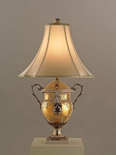 Tzarina 1 Light Table Lamps in Antique White And Gold Porcelain 6410