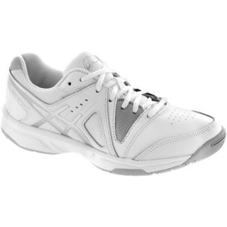 ASICS GEL Gamepoint Junior White/Silver ASICS Junior Tennis Shoes