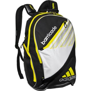 adidas Barricade III Tour Backpack Black/White/Yellow adidas Tennis Bags