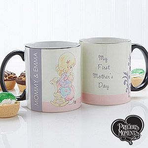 Precious Moments Personalized First Mothers Day Coffee Mug   Black Handle