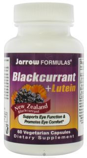 Jarrow Formulas   Blackcurrant + Lutein   60 Vegetarian Capsules