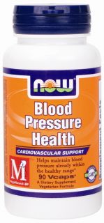 NOW Foods   Blood Pressure Health   90 Vegetarian Capsules