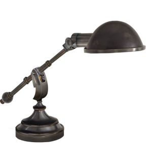 E.F. Chapman Pimlico 1 Light Desk Lamps in Bronze With Wax CHA8159BZ