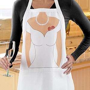 Personalized Wedding Aprons   Bride