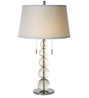 Palla 2 Light Table Lamps in Polished Chrome TT5800
