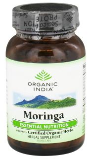 Organic India   Moringa Essential Nutrition   90 Vegetarian Capsules