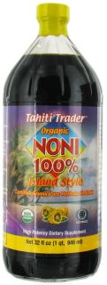 Tahiti Trader   Organic Noni 100% Island Style   32 oz.
