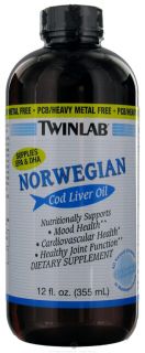 Twinlab   Norwegian Cod Liver Oil Plain   12 oz.