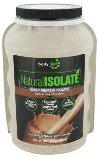 Bodylogix   Natural Isolate Whey Protein Natural Dark Chocolate   1.85 lbs.