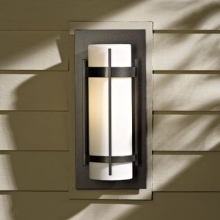 16 Inch Banded Aluminum Outdoor Sconce