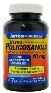 Jarrow Formulas   Ultra Policosanols 10 mg.   100 Vegetarian Capsules