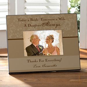 Personalized Wedding Picture Frame   Father Of The Bride
