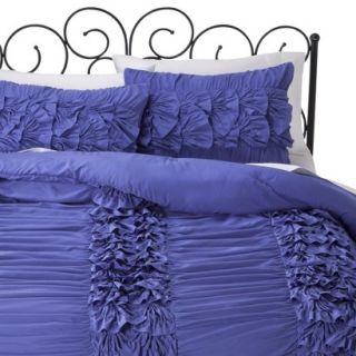 Xhilaration Textured Comforter Set   Violet (Twin)