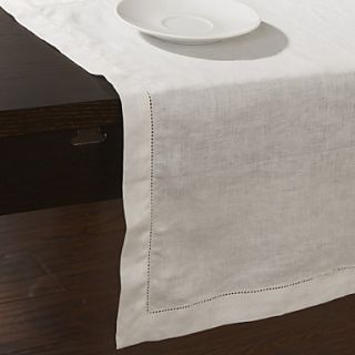 Modern Style White Solid Stripe Pattern Table Runners