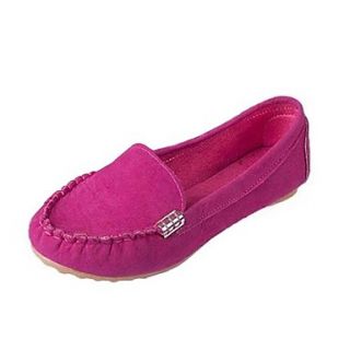 Suede Womens Flats Heel Comfort Loafers Shoes (More Colors)