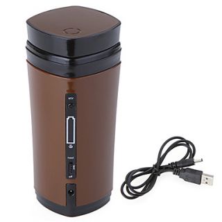 Portable USB Warmer Stirring 130ml Coffee Mug Cup (Random Color)