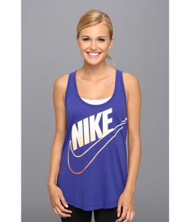 Nike Futura Fade Loose Tank Womens Sleeveless (Blue)