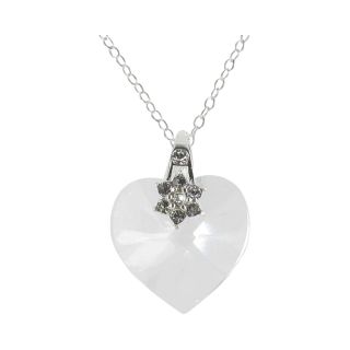 Bridge Jewelry Clear Heart Pendant
