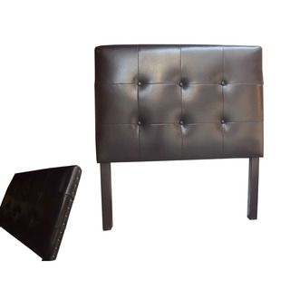 Visionxpro,inc. Classic Faux Leather With Nail Head Twin size Headboard Brown Size Twin