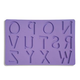 Silicone Letters Shape Fondant Gum Paste Mold
