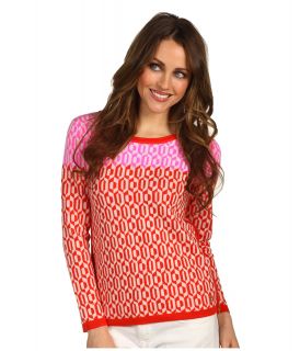 Juicy Couture Aquarius Geo Womens Sweater (Pink)