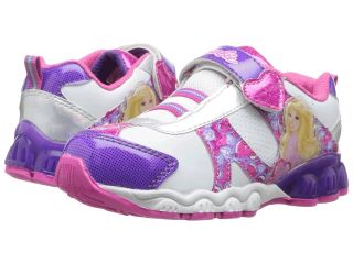 Favorite Characters Barbie Lighted 1BBS307 Girls Shoes (White)