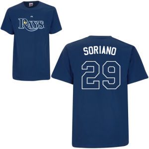 Tampa Bay Rays Rafael Soriano Majestic MLB Player T Shirt