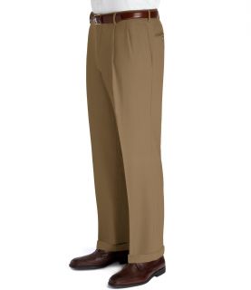 Executive Wool Gabardine Pleated Front Trouser JoS. A. Bank