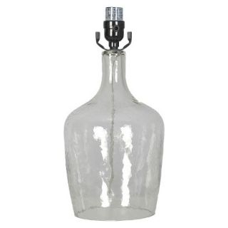 Threshold Artisan Glass Jug Lamp Base Clear M