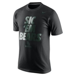 Nike College Local Cotton (Baylor) Mens T Shirt   Black