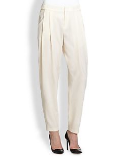 Vince Pleated Trousers   Off White