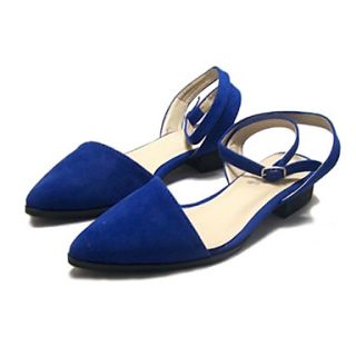 Suede Womens Flat Heel Comfort Sandals Shoes(More Colors)