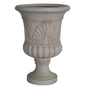 28 in. H Stone French Urn in Aged White PF6021AW