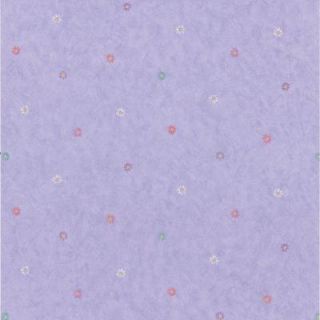 8 in. W x 10 in. H Abby Lee Purple Flowers Wallpaper Sample 443 KA49216SAM