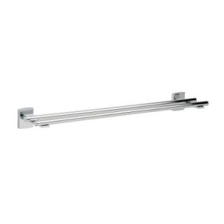 No Drilling Required Klaam 24 in. Towel Bar in Chrome KL212 CHR