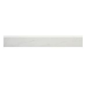 U.S. Ceramic Tile Carrara Blanco 3 in. x 12 in Glazed Floor Trim UFCB101 S43C9