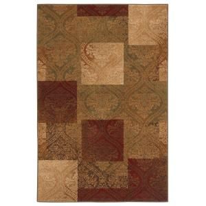 Mohawk Home Eloquence Dark Gold 3 ft. 5 in. x 5 ft. 2 in. Area Rug DISCONTINUED 223557