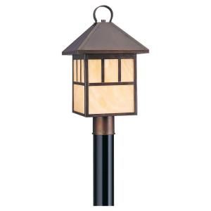 Sea Gull Lighting Prairie Statement 1 Light Antique Bronze Outdoor Fixture 82947PBLE 71
