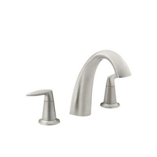 KOHLER Alteo 8 in. Widespread 2 Handle High Arc Bathroom Faucet Trim Kit in Vibrant Brushed Nickel (Valve Not Included) T45115 4 BN