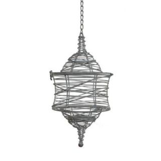 Home Decorators Collection 8 in. W Global Grey Hanging Lantern DISCONTINUED 1204510270