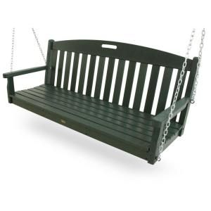 Trex Outdoor Furniture Yacht Club Rainforest Canopy Patio Swing TXS60RC