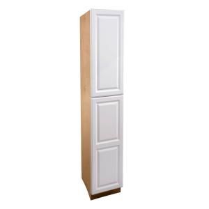 Home Decorators Collection Assembled 18x90x24 in. Utility Cabinet in Hallmark Arctic White U182490R HAW